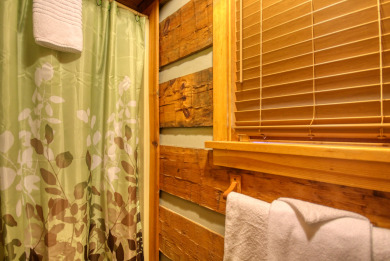 Lake House Get Your Gatlinburg Groove On! - Fun-Filled Cabin for Up to Four Guests, , on West Prong Little Pigeon River - Gatlinburg in Tennessee - Lakehouse Vacation Rental - Lake Home for rent on LakeHouseVacations.com
