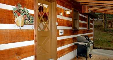Lake House Get Your Gatlinburg Groove On! - Fun-Filled Cabin for Up to Four Guests, , on West Prong Little Pigeon River - Gatlinburg in Tennessee - Lakehouse Vacation Rental - Lake Home for rent on LakeHouseVacations.com