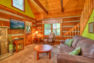 Lake House Get Your Gatlinburg Groove On! - Fun-Filled Cabin for Up to Four Guests, , on West Prong Little Pigeon River - Gatlinburg in Tennessee - Lakehouse Vacation Rental - Lake Home for rent on LakeHouseVacations.com