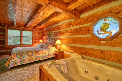 Lake House Get Your Gatlinburg Groove On! - Fun-Filled Cabin for Up to Four Guests, , on West Prong Little Pigeon River - Gatlinburg in Tennessee - Lakehouse Vacation Rental - Lake Home for rent on LakeHouseVacations.com