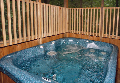 Lake House Get Your Gatlinburg Groove On! - Fun-Filled Cabin for Up to Four Guests, , on West Prong Little Pigeon River - Gatlinburg in Tennessee - Lakehouse Vacation Rental - Lake Home for rent on LakeHouseVacations.com