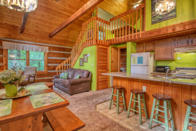 Lake House Get Your Gatlinburg Groove On! - Fun-Filled Cabin for Up to Four Guests, , on West Prong Little Pigeon River - Gatlinburg in Tennessee - Lakehouse Vacation Rental - Lake Home for rent on LakeHouseVacations.com