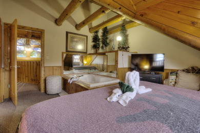 Lake House Lucky Logs Hit the Jackpot with Your Smoky Mountain Getaway!, , on West Prong Little Pigeon River in Tennessee - Lakehouse Vacation Rental - Lake Home for rent on LakeHouseVacations.com