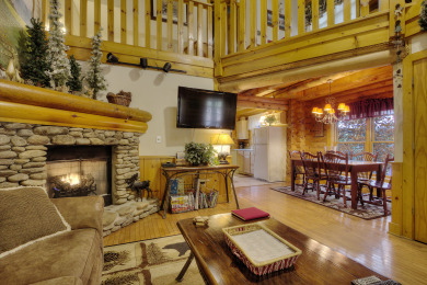 Lake House Lucky Logs Hit the Jackpot with Your Smoky Mountain Getaway!, , on West Prong Little Pigeon River in Tennessee - Lakehouse Vacation Rental - Lake Home for rent on LakeHouseVacations.com