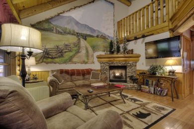 Lake House Lucky Logs Hit the Jackpot with Your Smoky Mountain Getaway!, , on West Prong Little Pigeon River in Tennessee - Lakehouse Vacation Rental - Lake Home for rent on LakeHouseVacations.com