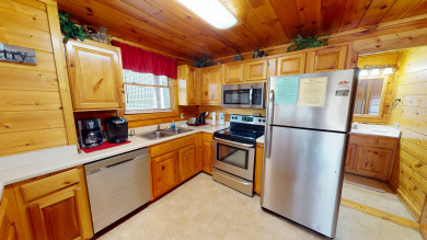 Lake House Buddy Bear Your Luxurious Smoky Mountain Cabin Getaway!, , on West Prong Little Pigeon River in Tennessee - Lakehouse Vacation Rental - Lake Home for rent on LakeHouseVacations.com