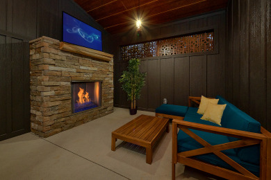 Lake House Brand New Indoor Pool Honeymoon Cabin - Bring The Kids, , on West Prong Little Pigeon River - Gatlinburg in Tennessee - Lakehouse Vacation Rental - Lake Home for rent on LakeHouseVacations.com