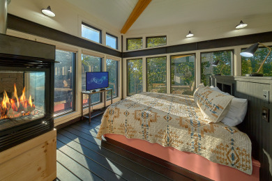 Lake House Brand New Indoor Pool Honeymoon Cabin - Bring The Kids, , on West Prong Little Pigeon River - Gatlinburg in Tennessee - Lakehouse Vacation Rental - Lake Home for rent on LakeHouseVacations.com