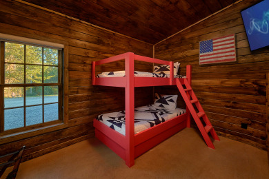 Lake House Brand New Indoor Pool Honeymoon Cabin - Bring The Kids, , on West Prong Little Pigeon River - Gatlinburg in Tennessee - Lakehouse Vacation Rental - Lake Home for rent on LakeHouseVacations.com