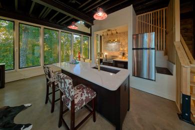 Lake House Brand New Indoor Pool Honeymoon Cabin - Bring The Kids, , on West Prong Little Pigeon River - Gatlinburg in Tennessee - Lakehouse Vacation Rental - Lake Home for rent on LakeHouseVacations.com