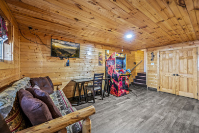 Lake House Overlooking Ski Mountain with Private Pool Swim Spa and Amazing Game Room, , on West Prong Little Pigeon River - Gatlinburg in Tennessee - Lakehouse Vacation Rental - Lake Home for rent on LakeHouseVacations.com
