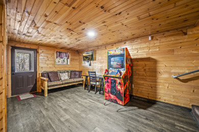 Lake House Overlooking Ski Mountain with Private Pool Swim Spa and Amazing Game Room, , on West Prong Little Pigeon River - Gatlinburg in Tennessee - Lakehouse Vacation Rental - Lake Home for rent on LakeHouseVacations.com