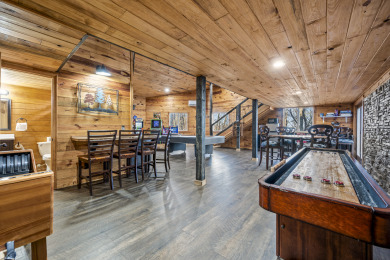 Lake House Overlooking Ski Mountain with Private Pool Swim Spa and Amazing Game Room, , on West Prong Little Pigeon River - Gatlinburg in Tennessee - Lakehouse Vacation Rental - Lake Home for rent on LakeHouseVacations.com