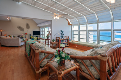 Lake House Whale watcher's delight! Spacious penthouse, views, , on Kauai - Princeville in Hawaii - Lakehouse Vacation Rental - Lake Home for rent on LakeHouseVacations.com