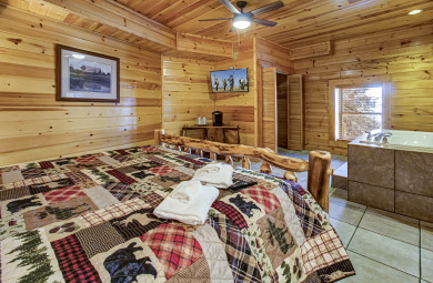 Lake House Custom Gatlinburg View Log cabin with EV Charging Station, and Games!, , on West Prong Little Pigeon River - Gatlinburg in Tennessee - Lakehouse Vacation Rental - Lake Home for rent on LakeHouseVacations.com