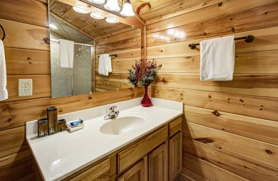 Lake House Custom Gatlinburg View Log cabin with EV Charging Station, and Games!, , on West Prong Little Pigeon River - Gatlinburg in Tennessee - Lakehouse Vacation Rental - Lake Home for rent on LakeHouseVacations.com