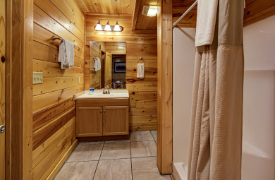 Lake House Custom Gatlinburg View Log cabin with EV Charging Station, and Games!, , on West Prong Little Pigeon River - Gatlinburg in Tennessee - Lakehouse Vacation Rental - Lake Home for rent on LakeHouseVacations.com