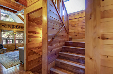 Lake House Custom Gatlinburg View Log cabin with EV Charging Station, and Games!, , on West Prong Little Pigeon River - Gatlinburg in Tennessee - Lakehouse Vacation Rental - Lake Home for rent on LakeHouseVacations.com