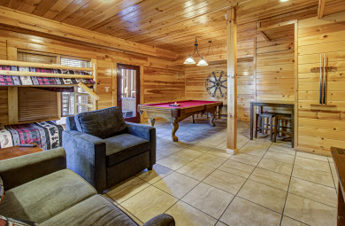 Lake House Custom Gatlinburg View Log cabin with EV Charging Station, and Games!, , on West Prong Little Pigeon River - Gatlinburg in Tennessee - Lakehouse Vacation Rental - Lake Home for rent on LakeHouseVacations.com