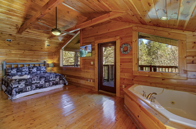 Lake House Custom Gatlinburg View Log cabin with EV Charging Station, and Games!, , on West Prong Little Pigeon River - Gatlinburg in Tennessee - Lakehouse Vacation Rental - Lake Home for rent on LakeHouseVacations.com