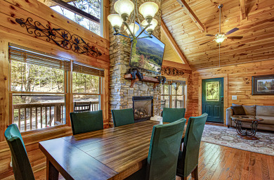 Lake House Custom Gatlinburg View Log cabin with EV Charging Station, and Games!, , on West Prong Little Pigeon River - Gatlinburg in Tennessee - Lakehouse Vacation Rental - Lake Home for rent on LakeHouseVacations.com