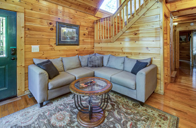 Lake House Custom Gatlinburg View Log cabin with EV Charging Station, and Games!, , on West Prong Little Pigeon River - Gatlinburg in Tennessee - Lakehouse Vacation Rental - Lake Home for rent on LakeHouseVacations.com