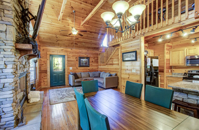 Lake House Custom Gatlinburg View Log cabin with EV Charging Station, and Games!, , on West Prong Little Pigeon River - Gatlinburg in Tennessee - Lakehouse Vacation Rental - Lake Home for rent on LakeHouseVacations.com