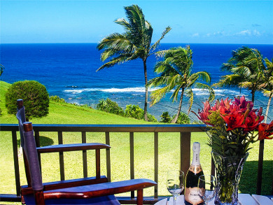 Lake House Top floor with oceanfront views, beach gear, private lanai, pool, , on Kauai - Princeville in Hawaii - Lakehouse Vacation Rental - Lake Home for rent on LakeHouseVacations.com