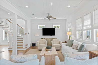 Lake House Morning Star Coastal luxury wplunge pool, golf cart, & carriage house, , on  in Florida - Lakehouse Vacation Rental - Lake Home for rent on LakeHouseVacations.com