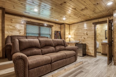 Lake House New Gatlinburg Cabin with Mountain Views, Arcade Game, Indoor Pool, Theater!, , on West Prong Little Pigeon River - Gatlinburg in Tennessee - Lakehouse Vacation Rental - Lake Home for rent on LakeHouseVacations.com