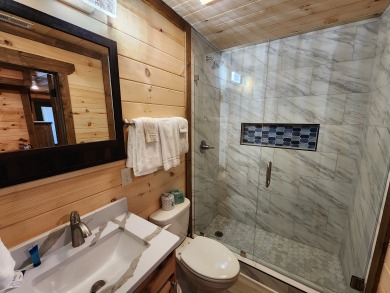 Lake House New Gatlinburg Cabin with Mountain Views, Arcade Game, Indoor Pool, Theater!, , on West Prong Little Pigeon River - Gatlinburg in Tennessee - Lakehouse Vacation Rental - Lake Home for rent on LakeHouseVacations.com
