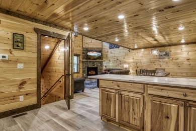 Lake House New Gatlinburg Cabin with Mountain Views, Arcade Game, Indoor Pool, Theater!, , on West Prong Little Pigeon River - Gatlinburg in Tennessee - Lakehouse Vacation Rental - Lake Home for rent on LakeHouseVacations.com