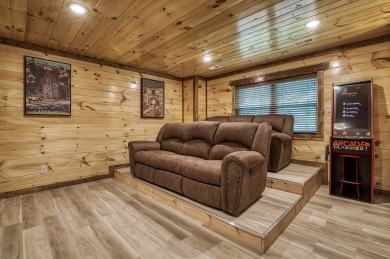 Lake House New Gatlinburg Cabin with Mountain Views, Arcade Game, Indoor Pool, Theater!, , on West Prong Little Pigeon River - Gatlinburg in Tennessee - Lakehouse Vacation Rental - Lake Home for rent on LakeHouseVacations.com