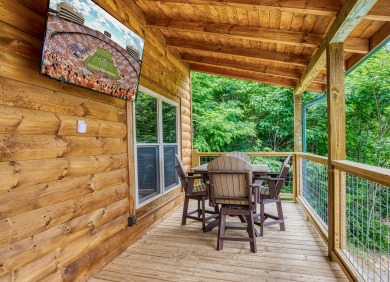 Lake House New Gatlinburg Cabin with Mountain Views, Arcade Game, Indoor Pool, Theater!, , on West Prong Little Pigeon River - Gatlinburg in Tennessee - Lakehouse Vacation Rental - Lake Home for rent on LakeHouseVacations.com
