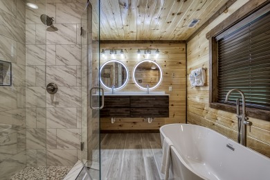 Lake House New Gatlinburg Cabin with Mountain Views, Arcade Game, Indoor Pool, Theater!, , on West Prong Little Pigeon River - Gatlinburg in Tennessee - Lakehouse Vacation Rental - Lake Home for rent on LakeHouseVacations.com