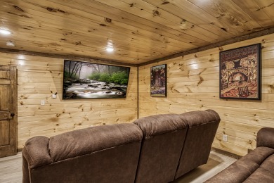 Lake House New Gatlinburg Cabin with Mountain Views, Arcade Game, Indoor Pool, Theater!, , on West Prong Little Pigeon River - Gatlinburg in Tennessee - Lakehouse Vacation Rental - Lake Home for rent on LakeHouseVacations.com