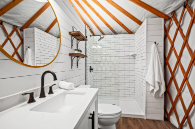 Lake House A Unique Texas Hill Country Glamping Experience! Full bathroom and Great AC!!, , on Guadalupe River - Comal County in Texas - Lakehouse Vacation Rental - Lake Home for rent on LakeHouseVacations.com