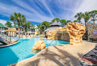 Lake House Island Escape Resort Condo with Oasis Pool and Vibrant Tiki Bar Atmosphere, , on Gulf of Mexico - Pensacola in Florida - Lakehouse Vacation Rental - Lake Home for rent on LakeHouseVacations.com