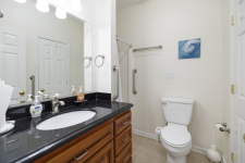 Lake House Kingfisher Point Lake House, Bathroom 2 - Main Level - Shower Only.           Located Near Bedroom 2.
, on Kerr Lake / Buggs Island in Virginia - Lakehouse Vacation Rental - Lake Home for rent on LakeHouseVacations.com