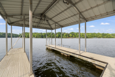 Lake House Kingfisher Point Lake House, Covered Dock that will accommodate 3 boats., on Kerr Lake / Buggs Island in Virginia - Lakehouse Vacation Rental - Lake Home for rent on LakeHouseVacations.com