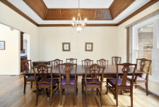 Lake House Kingfisher Point Lake House, Large Dining Room - Main Level, on Kerr Lake / Buggs Island in Virginia - Lakehouse Vacation Rental - Lake Home for rent on LakeHouseVacations.com