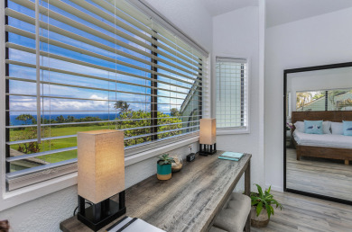 Lake House Tranquil, Curated Space w Ocean Views from Private Lanai, In-Unit Laundry, , on Kauai - Princeville in Hawaii - Lakehouse Vacation Rental - Lake Home for rent on LakeHouseVacations.com