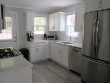Lake House Newly Renovatored Waterfront With Central Air, Private Dock And Electric Boat, kitchen, on Amston Lake in Connecticut - Lakehouse Vacation Rental - Lake Home for rent on LakeHouseVacations.com