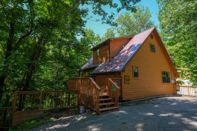 Lake House 3BR Chalet near Gatlinburg Arts & Crafts District with Ridgetop Views!, , on West Prong Little Pigeon River - Gatlinburg in Tennessee - Lakehouse Vacation Rental - Lake Home for rent on LakeHouseVacations.com