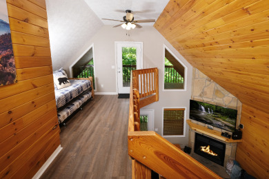 Lake House 3BR Chalet near Gatlinburg Arts & Crafts District with Ridgetop Views!, , on West Prong Little Pigeon River - Gatlinburg in Tennessee - Lakehouse Vacation Rental - Lake Home for rent on LakeHouseVacations.com