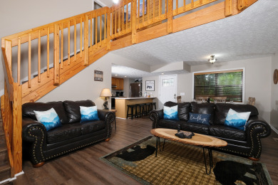 Lake House 3BR Chalet near Gatlinburg Arts & Crafts District with Ridgetop Views!, , on West Prong Little Pigeon River - Gatlinburg in Tennessee - Lakehouse Vacation Rental - Lake Home for rent on LakeHouseVacations.com