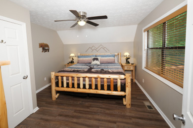 Lake House 3BR Chalet near Gatlinburg Arts & Crafts District with Ridgetop Views!, , on West Prong Little Pigeon River - Gatlinburg in Tennessee - Lakehouse Vacation Rental - Lake Home for rent on LakeHouseVacations.com