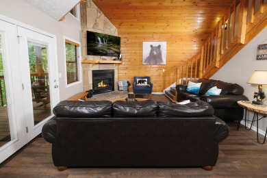 Lake House 3BR Chalet near Gatlinburg Arts & Crafts District with Ridgetop Views!, , on West Prong Little Pigeon River - Gatlinburg in Tennessee - Lakehouse Vacation Rental - Lake Home for rent on LakeHouseVacations.com
