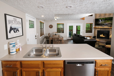 Lake House 3BR Chalet near Gatlinburg Arts & Crafts District with Ridgetop Views!, , on West Prong Little Pigeon River - Gatlinburg in Tennessee - Lakehouse Vacation Rental - Lake Home for rent on LakeHouseVacations.com