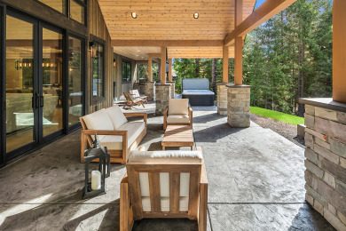 Lake House New! Spa Inspired Luxury Retreat*7BR*Sauna*Hot&ampCold Tubs*Game Rm*Fire Pit, , on Lake Cle Elum in Washington - Lakehouse Vacation Rental - Lake Home for rent on LakeHouseVacations.com